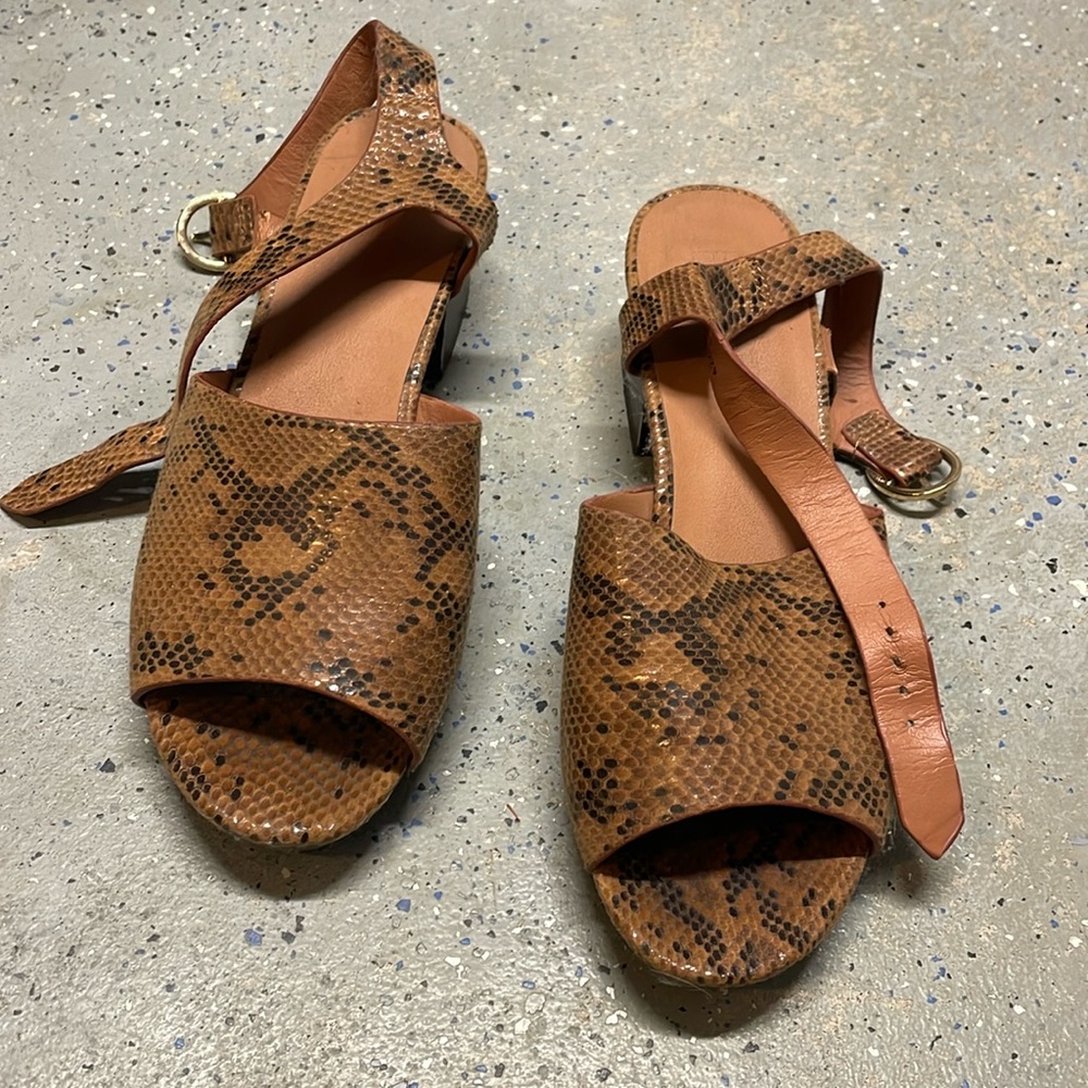 Top shop snakeskin sandals